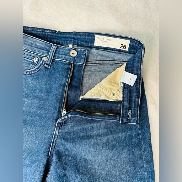 Rag & Bone Valencia Release Nina High Rise Ankle Skinny Jeans Size 26 - Picture 6 of 14